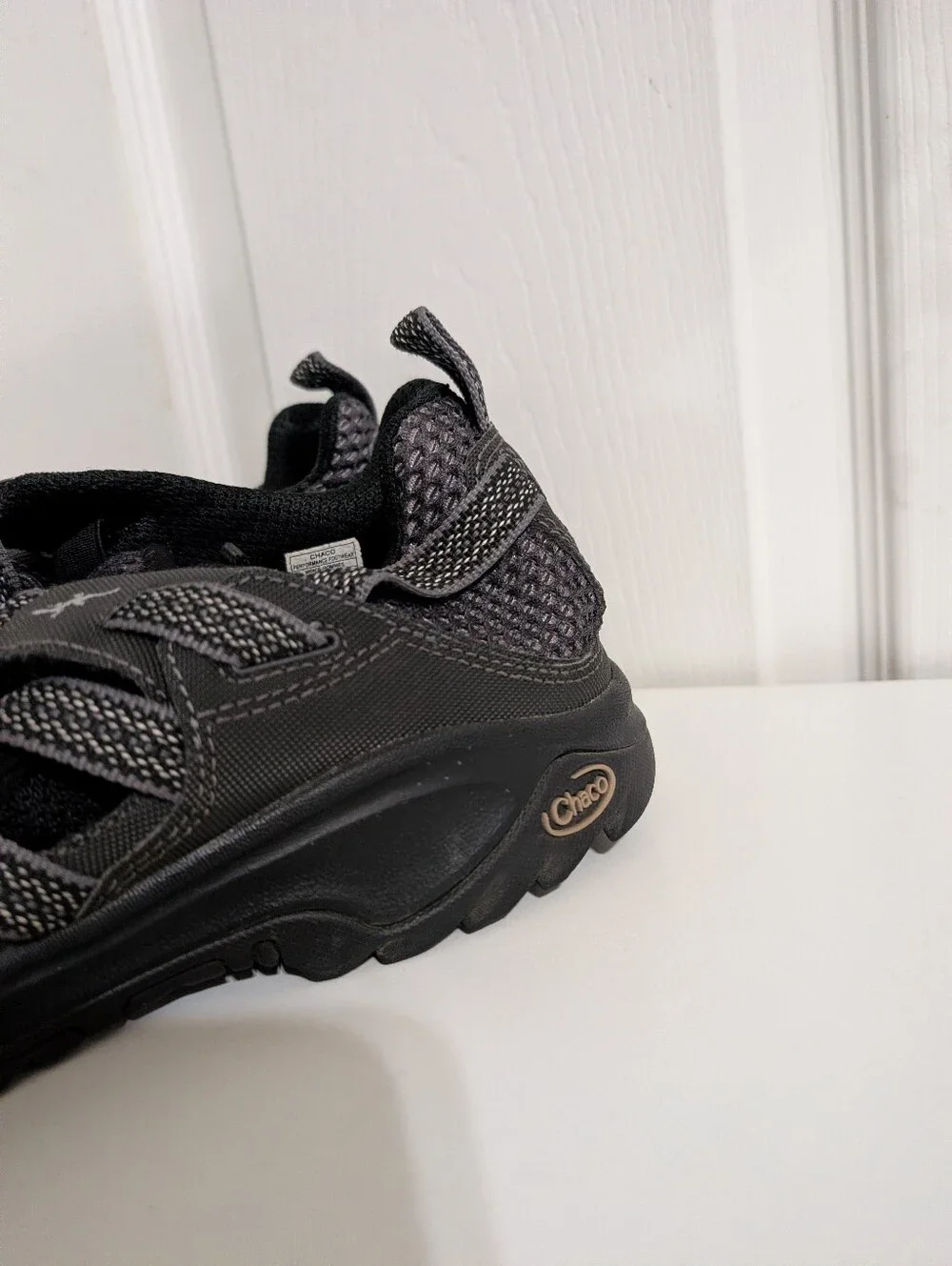 Chacos Mens Shoes Outcross Evo Shoes Gray Black Water Trail Hiking Size 12